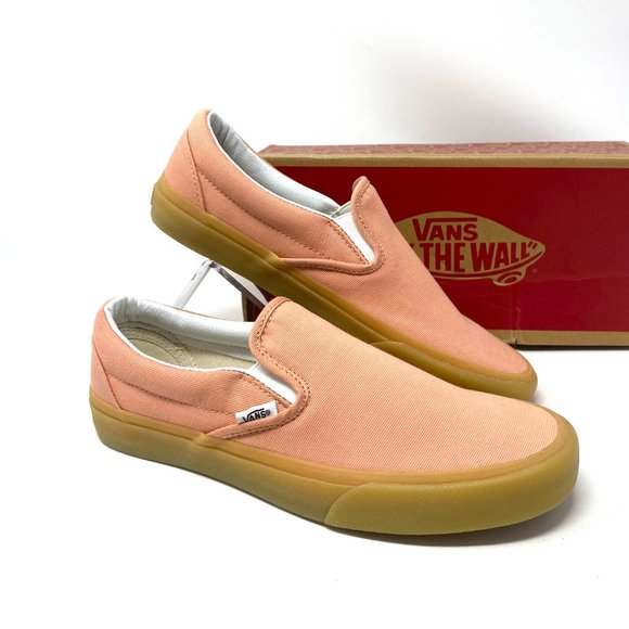 VANS Women's VN0A38F7Q9Z Classic Slip On M Muted Clay Canvas Gum Low Top Sneaker - Picture 4 of 10